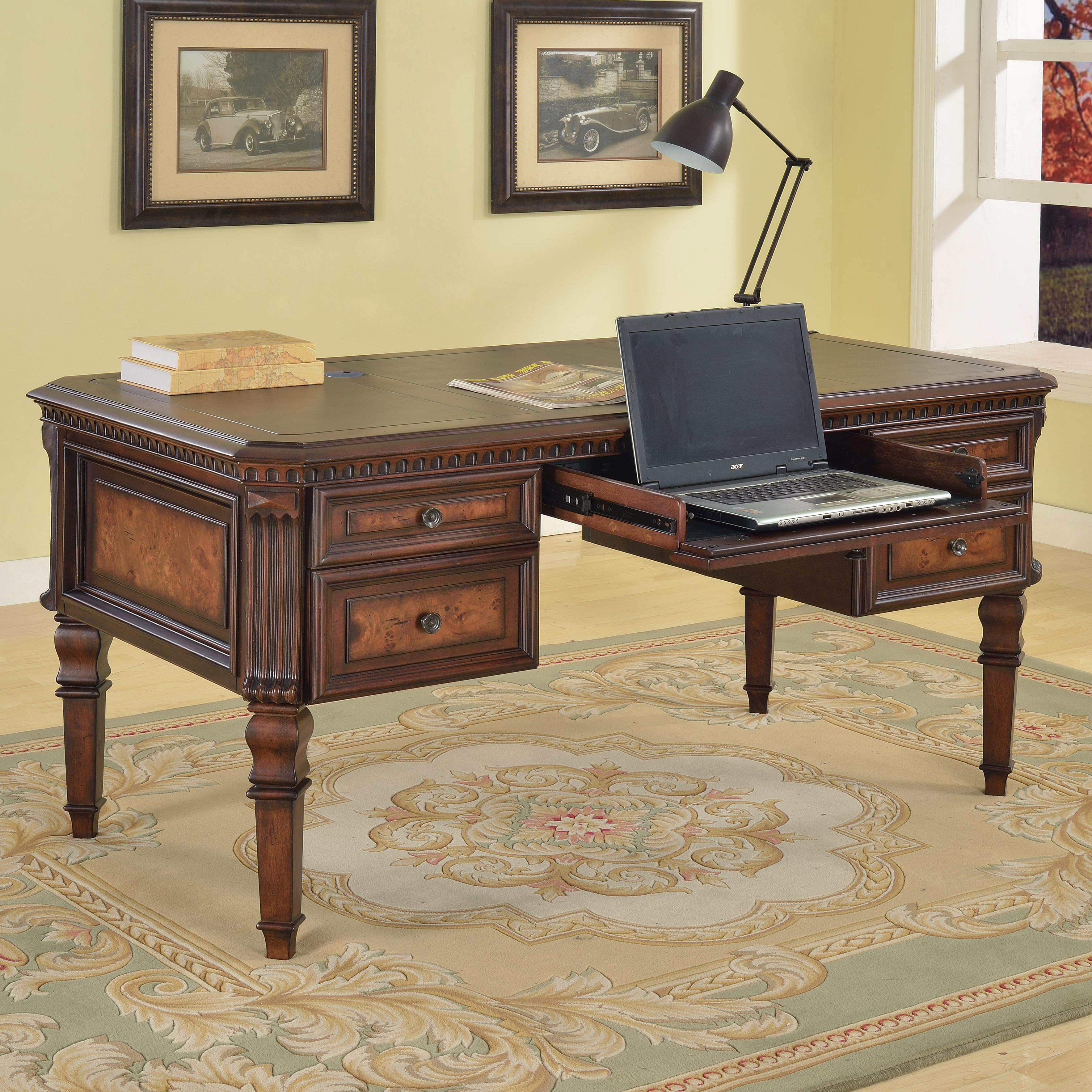 Parker House Corsica COR485 Writing Desk with Drop Down Center Drawer